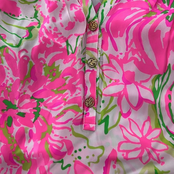 Lilly Pulitzer Elsa Silk Top - Picture 3 of 3